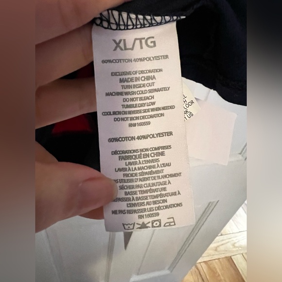 NE Patriots Oversized Tee by WEAR Erin Andrews NWT Size Large - Picture 6 of 6